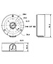 Монтажная коробка для камер видеонаблюдения Dahua DH-PFA134