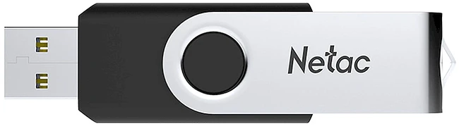 USB Flash-накопитель Netac U505 4GB черный/серебристый (NT03U505N-004G-20BK)