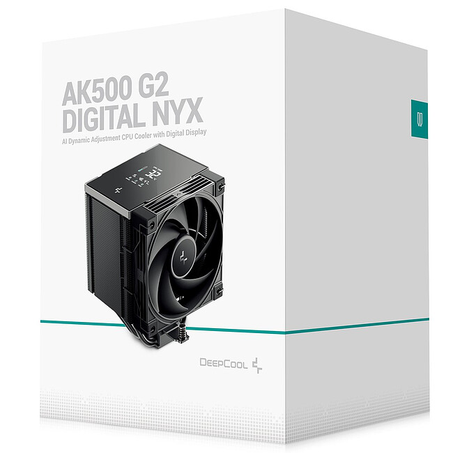 Кулер для процессора DeepCool AK500 G2 Digital NYX черный (R-AK500G2-BKNNMN-GJD-1) + термопаста DeepCool DS9 3.5г (R-DS9-GY035C-G)