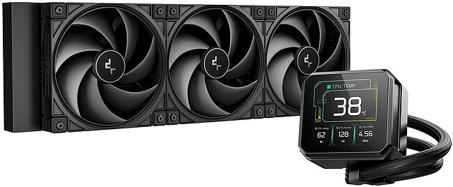 Система жидкостного охлаждения для процессора DeepCool Spartacus 360 черный (R-SPT360-BKDSMP-G-1) + термопаста DeepCool DS9 3.5г (R-DS9-GY035C-G)