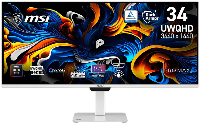Монитор MSI 341QPXW14G белый (9S6-3PFB9T-011)