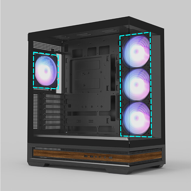 Корпус Zalman P40 Namu Black