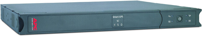 Источник бесперебойного питания APC Smart-UPS SC черный (SC450RMI1U)