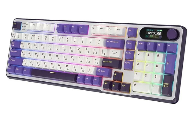 Клавиатура Royal Kludge RK-S98 Chartreuse switch/Blackberry