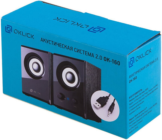 Акустика Oklick OK-160 черный (417559)