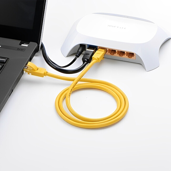 Патч-корд UGREEN NW103-11231 Yellow (11231)