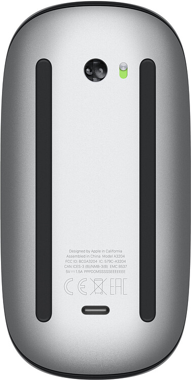 Мышь Apple Magic Mouse A3204 черный (MXK63Z/A)