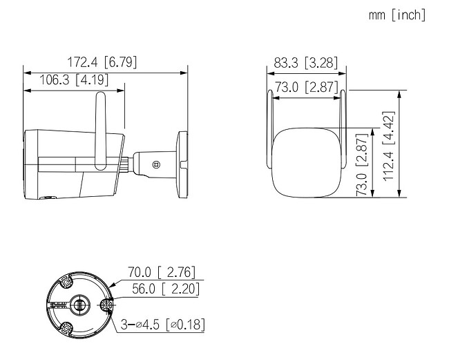 Камера видеонаблюдения Dahua DH-IPC-HFW1430DTP-STW-0360B