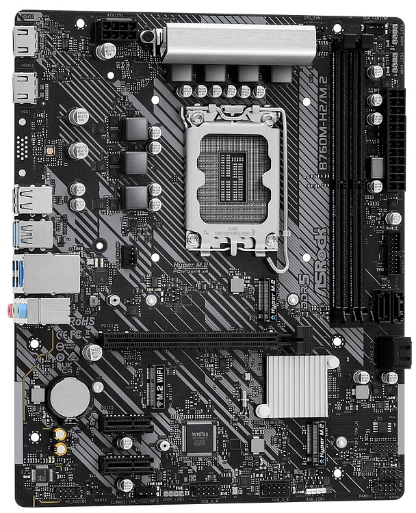 Материнская плата ASRock B760M-H2/M.2