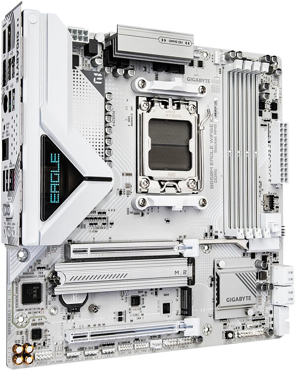 Материнская плата Gigabyte B850M Eagle WIFI6E Ice (rev. 1.1)