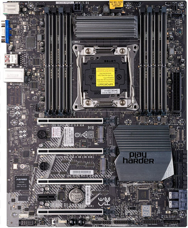 Материнская плата SuperMicro MBD-C9X299-RPGF-L-B (470518)