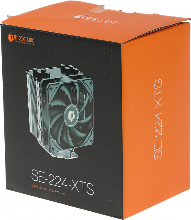 Кулер для процессора ID-Cooling SE-224-XTS серебристый/черный Bulk