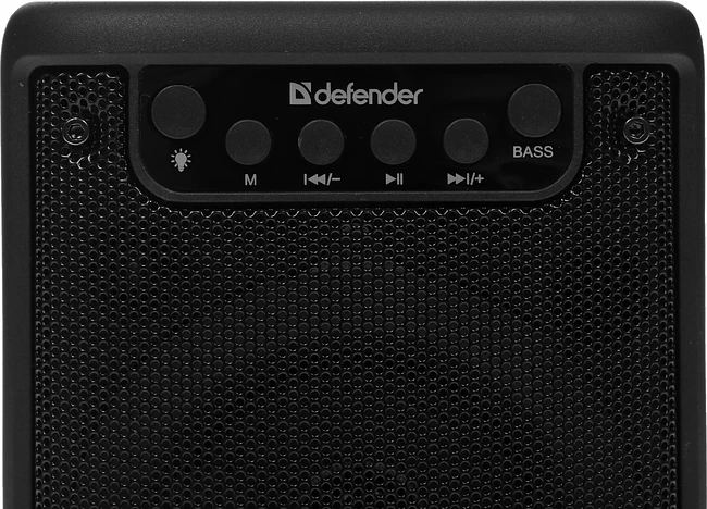 Колонка для вечеринок Defender Funky черный/оранжевый (65053)