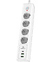 Сетевой фильтр Cablexpert Exnovo EXN-4-CU2-W-2 белый