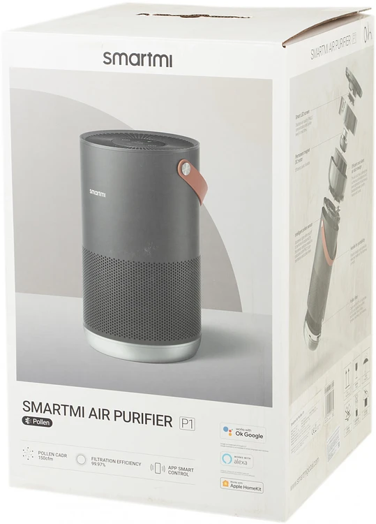 Очиститель воздуха SmartMi Air Purifier P1 Dark Grey (ZMKQJHQP11)