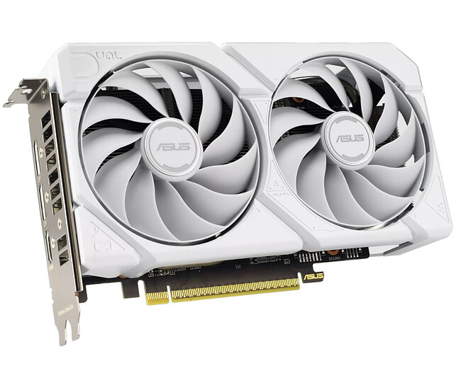 Видеокарта ASUS Radeon RX 9060XT 16GB GDDR6 (DUAL-RX9060XT-16G-WHITE)