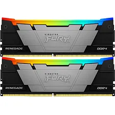 Оперативная память Kingston Fury Renegade Black 64GB DDR4 RGB XMP (KF432C16RB2AK2/64)