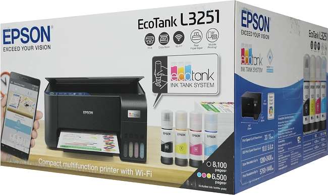 МФУ Epson L3251 черный (C11CJ67409)