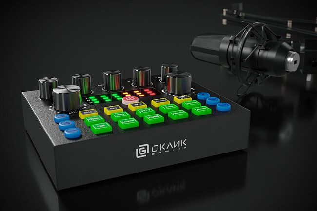 Микрофон Oklick SM-600G черный (1796784)