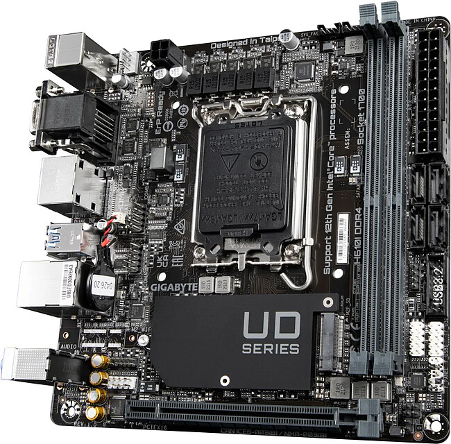 Материнская плата GigaByte H610I DDR4