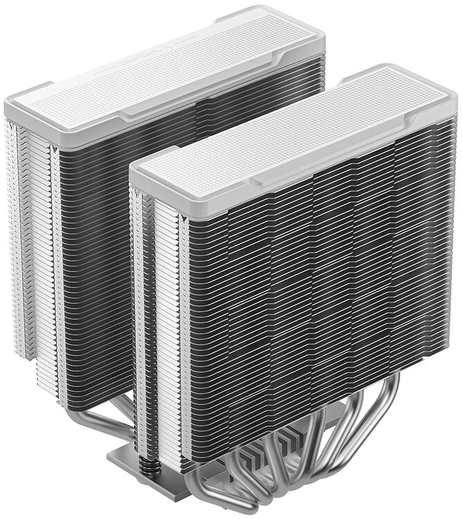 Кулер для процессора Deepcool AG620 G2 WH белый (R-AG620-WHNPMG2-G)