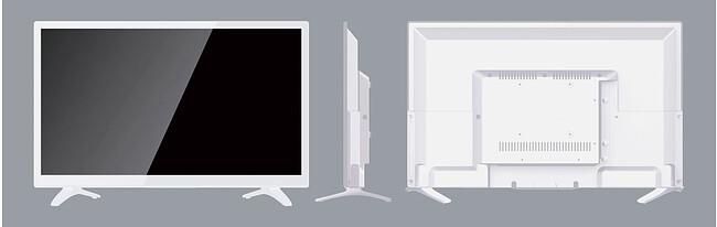 Телевизор Asano 24LH7011T White