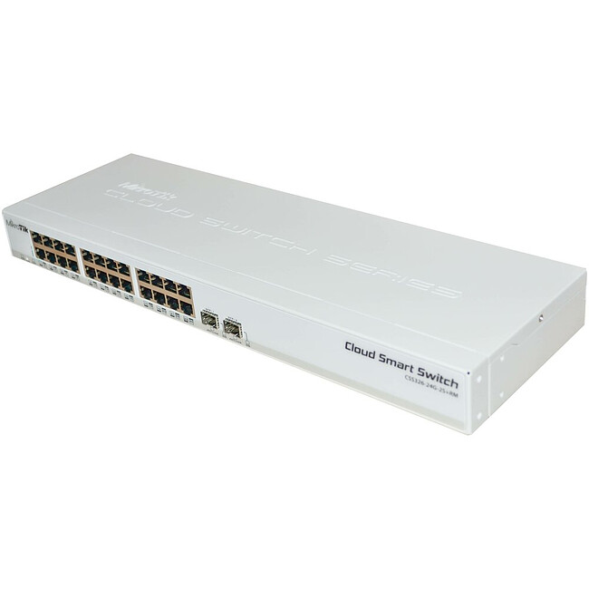 Коммутатор Mikrotik CSS326-24G-2S+RM