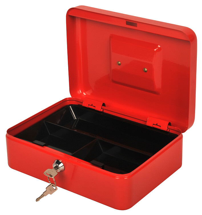Ящик для денег Cactus CS-CB-003RD красный