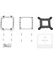 Кулер для процессора Ocypus Delta A40 SE WH ARGB белый (Delta-A40-WH1AAWN00S-GL)