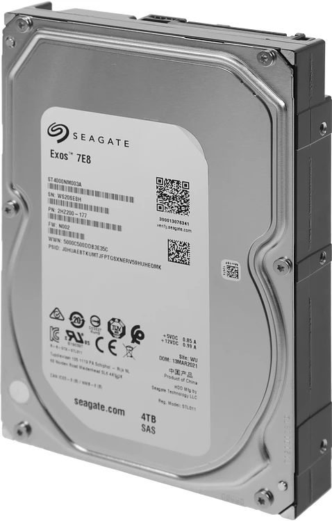 Жесткий диск Seagate 4TB Exos 7E8 (ST4000NM003A)