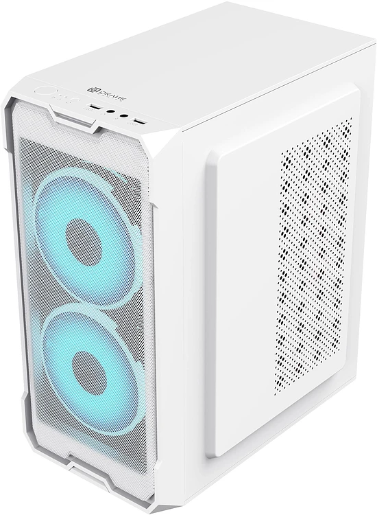 Корпус Oklick OCC-MN302F белый без БП