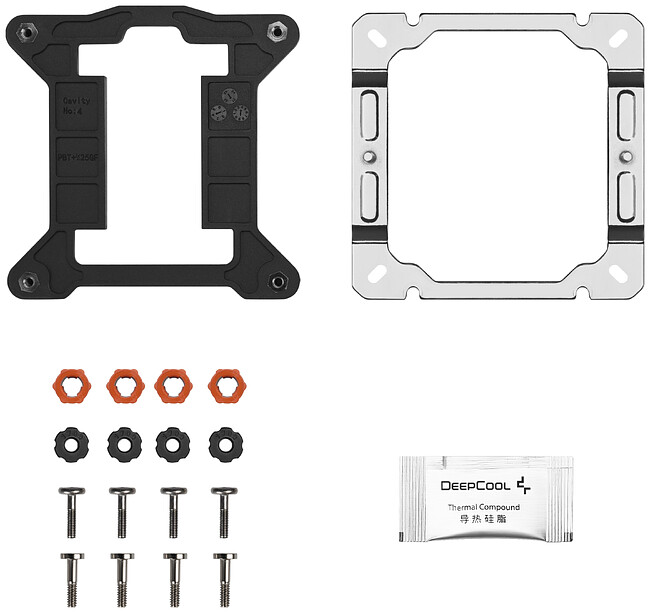 Кулер для процессора DeepCool AG600 черный (R-AG600-BKNPMG2-G)
