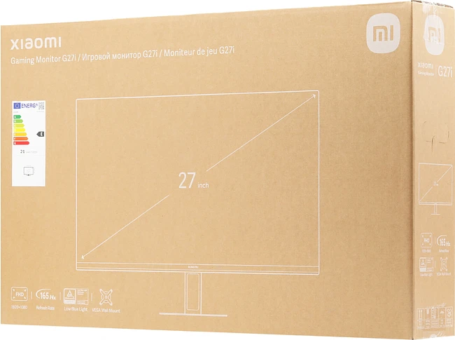 Монитор Xiaomi G27i P27FBB-RGGL черный (ELA5375EU)