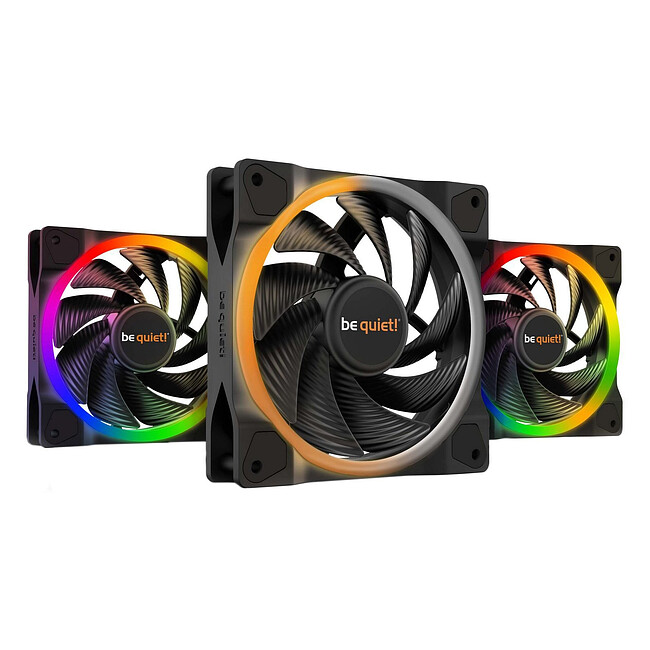 Вентилятор для корпуса be quiet! Light Wings 140mm PWM Triple Pack (BL078)