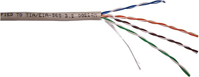 Кабель витая пара Lanmaster NM-UTP5E2PR-CCA