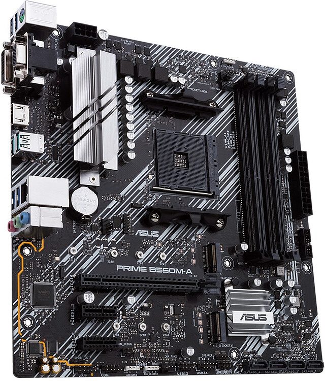 Материнская плата ASUS Prime B550M-A/CSM (90MB14I0-M0EAYC)