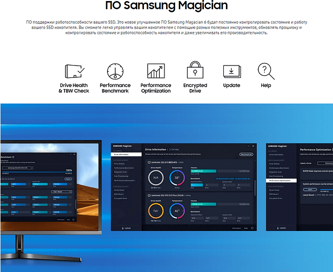 SSD диск Samsung 870 Evo 1TB (MZ-77E1T0B/EU)