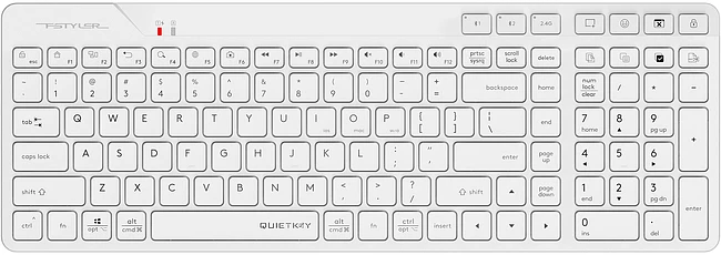 Клавиатура A4Tech Fstyler FBK27C AS белый