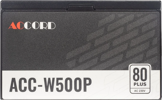 Блок питания Accord ATX 500W 80 Plus White (ACC-W500P)