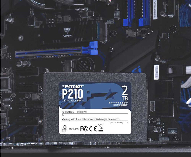 SSD диск Patriot 2.0Tb P210 P210S2TB25