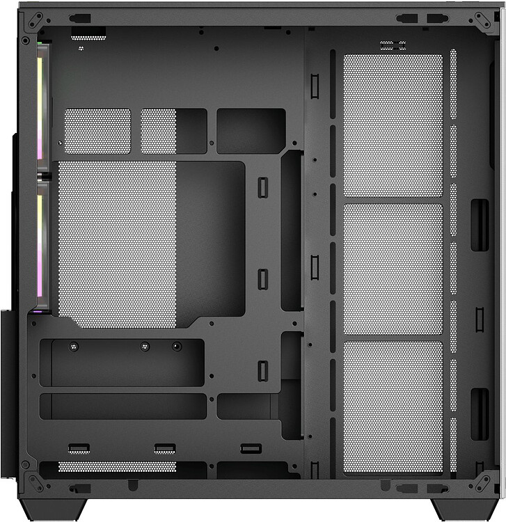 Корпус Ocypus Delta C74 BK ARGB без БП черный (Delta-C74-BKD200XX-GL)