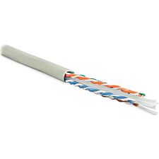 Кабель витая пара Hyperline UUTP4-C5E-S24-IN-LSZH-GY-305 Кабель витая пара Hyperline UUTP4-C5E-S24-IN-LSZH-GY-305