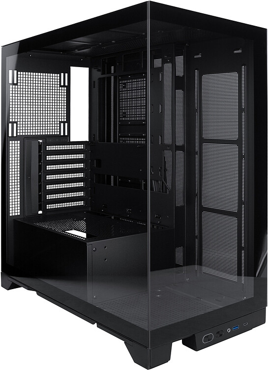 Корпус 1stPlayer Mi8 без БП Black (MI8-BK-3FC7R-1FC7)