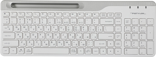 Набор периферии A4Tech Fstyler FB2535C Icy White белый/серый