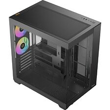 Корпус Ocypus Delta C74 BK ARGB без БП черный (Delta-C74-BKD200XX-GL)