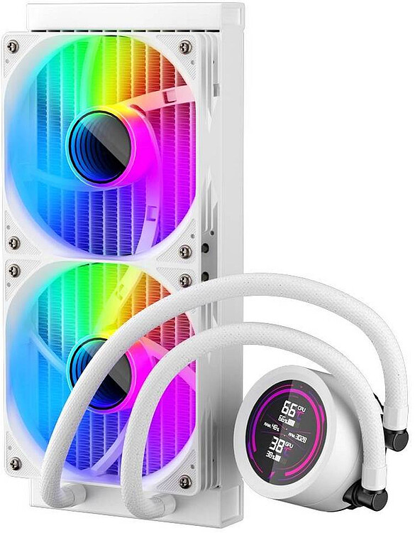Система жидкостного охлаждения для процессора 1stPlayer TS4 240 White (TS4-240-WH)