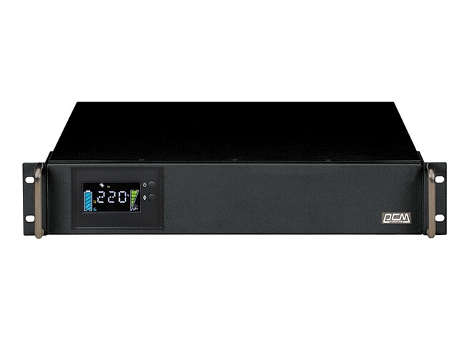 Источник бесперебойного питания Powercom King Pro RM LCD RM (KIN-1200AP)