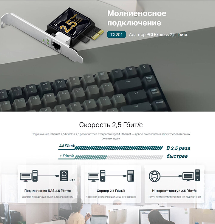 Сетевая карта TP-Link TX201