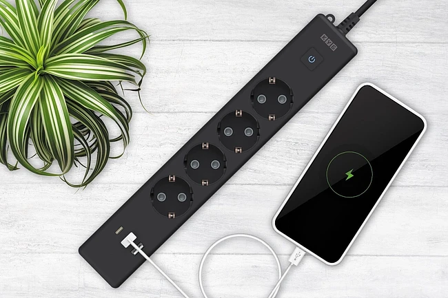 Удлинитель Power Cube PC-7B-2M черный