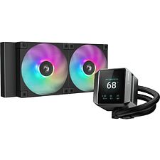 Система жидкостного охлаждения для процессора DeepCool Mystique 240 ARGB черный (R-LX550-BKADSNC-G-1)